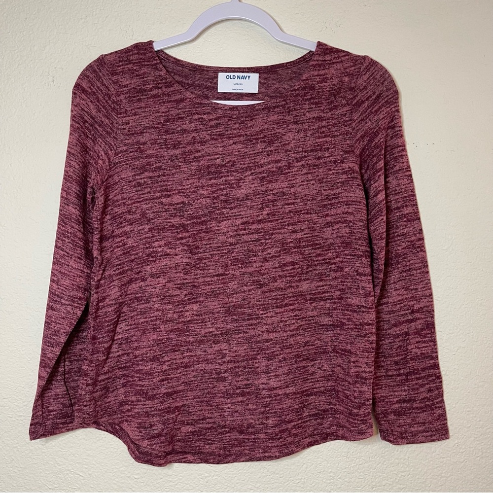 Old Navy long sleeve top size large 10/12